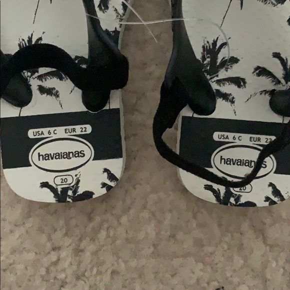 Infant Havaianas Sandals (black and white) - Picture 2 of 3